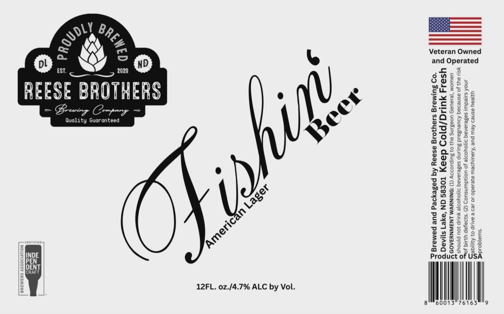 Fishin’ Beer beer artwork