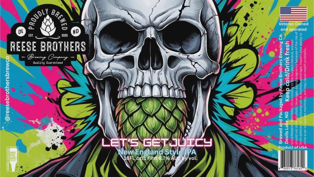 Let’s Get Juicy beer artwork